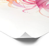 ボホウォーター色ユニコーンエレガント ポスター (コーナー)