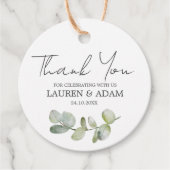 ボホウォーター色ユーカリ結婚ス フェイバータグ (正面)