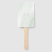 ボホウォーター色ユーカリ緑の卒業 ハンドファン (裏面)