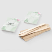 ボホウォーター色ユーカリ緑の赤ちゃんシャワー ハンドファン (組立なし)