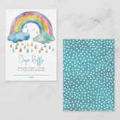 ボホウォーター色レインボーおむつラッフル エンクロージャーカード (正面/裏面)
