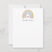 ボホウォーター色レインボーガールズ ノートカード (正面)