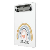ボホウォーター色レインボーキッズパーソナライズされたズ ミニクリップボード (アングル2)