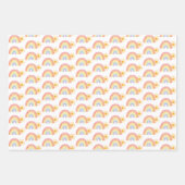 ボホウォーター色レインボーサン ラッピングペーパーシート (正面)