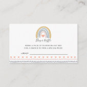 ボホウォーター色レインボーハートブックスフォーベビー エンクロージャーカード (正面)