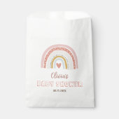 ボホウォーター色レインボーベビーシャワー フェイバーバッグ (正面)