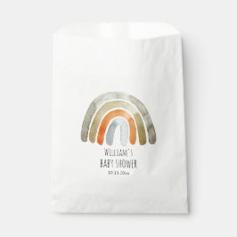 ボホウォーター色レインボーベビーシャワー フェイバーバッグ