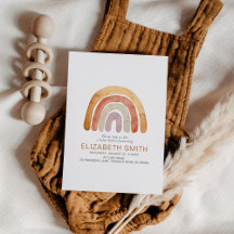 ボホウォーター色レインボーベビーシャワー