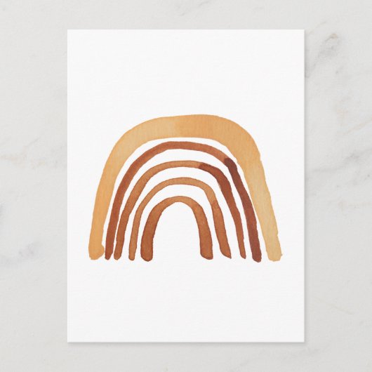 ボホウォーター色レインボーポストカード ポストカード (正面)