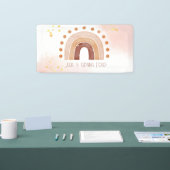 ボホウォーター色レインボー誕生日 横断幕 (トレードショー)