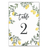 ボホウォーター色レモンリース表2 テーブルナンバー (裏面)