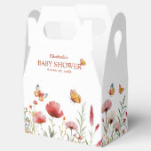 ボホウォーター色ワイルドフラワーベビーシャワー フェイバーボックス (オープン)