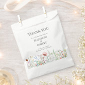 ボホウォーター色ワイルドフラワーメドウ フェイバーバッグ (クリップ留めされた状態)