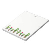 ボホウォーター色多肉株パーソナライズされた ノートパッド (回転)