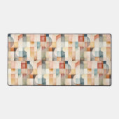 ボホウォーター色抽象芸術アート デスクマット (正面)