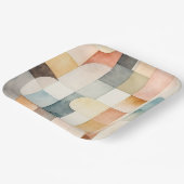 ボホウォーター色抽象芸術アート ペーパープレート (傾斜あり)