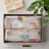 ボホウォーター色抽象芸術アート 薄葉紙 (ギフト)