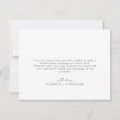 ボホウォーター色抽象芸術 サンキューカード (裏面)