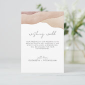 ボホウォーター色抽象芸術 | 望結婚み通り エンクロージャーカード (スタンド正面)