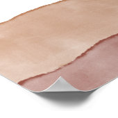 ボホウォーター色抽象芸術 | 結婚歓迎ポスター ポスター (角)