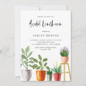 ボホウォーター色鉢植え植物ブライダル昼食会 招待状 (正面)
