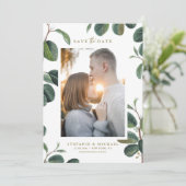 ボホウォーター葉カラーボタニカルホワイト写真 セーブザデート (スタンド正面)