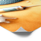 ボホウォールピンビーチ子供部屋ポスター ポスター (角)