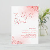 ボホウォー素朴トカラーテラコッタリハーサルディナー 招待状 (スタンド正面)