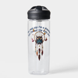 ボホウカスタムルのオーダーメイドボホフクロウ美しいヒッピー ウォーターボトル