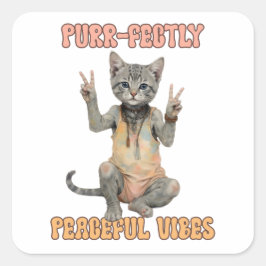 ボホウカスタムルのオーダーメイドボホフクロウ美しいヒッピー スクエアシール