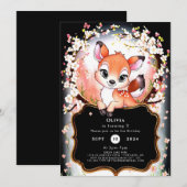 ボホウッズファウン誕生日 招待状 (正面/裏面)