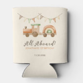 ボホウッドトレイン輸送子供の誕生日 缶クーラー (裏面)