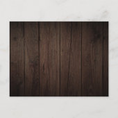 ボホウッドパンパグラスフラワーカップカップルシャワー インビテーションポストカード (裏面)