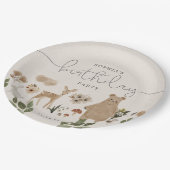 ボホウッドランドバースデーパーティー紙プレート ペーパープレート (アングル)