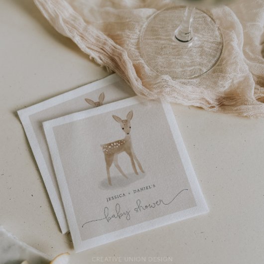 ボホウッドランドベビシャワーカクテルナプキン スタンダードカクテルナプキン