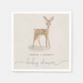 ボホウッドランドベビシャワーカクテルナプキン スタンダードカクテルナプキン (正面)