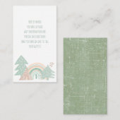 ボホウッドランドレインボー  エンクロージャーカード (正面/裏面)