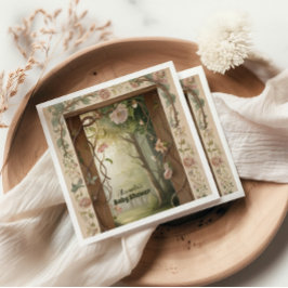 ボホウッドランド森林ベビーシャワー スタンダードカクテルナプキン