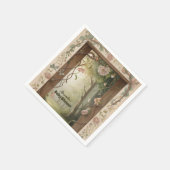 ボホウッドランド森林ベビーシャワー スタンダードカクテルナプキン (角)