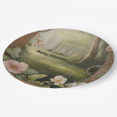 ボホウッドランド森林ベビーシャワー ペーパープレート (アングル)