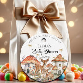 ボホウッドランド森林動物ベビーシャワー フェイバータグ