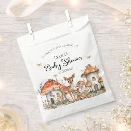 ボホウッドランド森林動物ベビーシャワー フェイバーバッグ