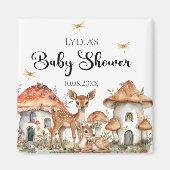 ボホウッドランド森林動物ベビーシャワー マグネット (正面)