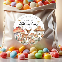 ボホウッドランド森林動物誕生会 ラウンドシール