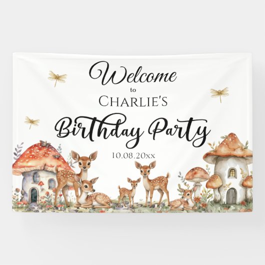 ボホウッドランド森林動物誕生会 横断幕 (横)