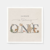 ボホウッドランド長寿会 スタンダードカクテルナプキン (正面)