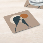 ボホウーマンサン スクエアペーパーコースター (アングル)