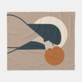 ボホウーマンサン フリースブランケット (正面(横))