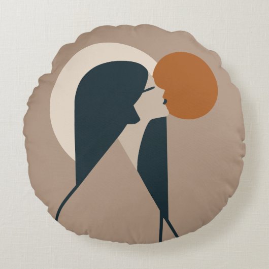 ボホウーマンサン ラウンドクッション (正面)