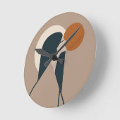 ボホウーマンサン ラウンド壁時計 (傾斜)